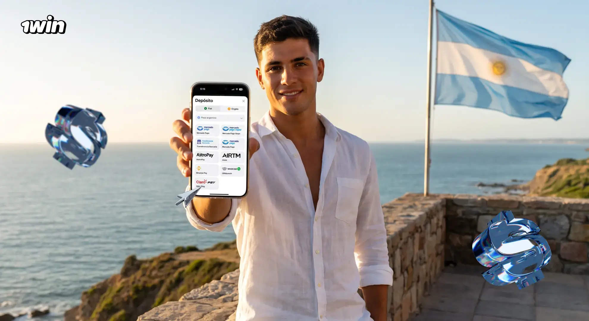 Mercado Pago en 1win Argentina
